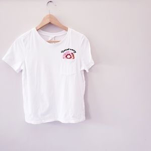H&M | "Donut worry" fitted tee